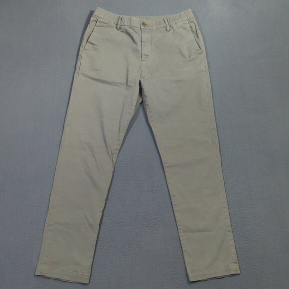 Bearbottom Pants Men's M Gray Stretch Chino Pant 30" - Picture 1 of 9